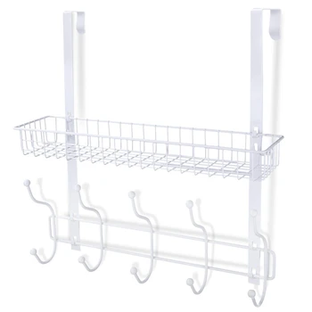 Kitchen Storage Rack Spice Cooker Shelf Wall Mounted Hanging Basket Door Back Hanger Multifunction White
Kitchen Storage Rack Spice Cooker Shelf Wall Mounted Hanging Basket Door Back Hanger Multifunction White