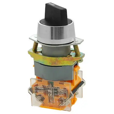 On/Off/On Locking Three 3 Position Rotary Select Selector Switch 10A 660V AC New
On/Off/On Locking Three 3 Position Rotary Select Selector Switch 10A 660V AC New