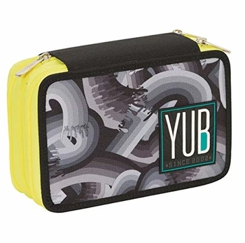 Astuccio 3 Zip Yub, Murales, Con Materiale Scolastico: 18 pennarelli Giotto Turbocolor, 18 matite colorate Fila Supermina… 
Astuccio 3 Zip Yub, Murales, Con Materiale Scolastico: 18 pennarelli Giotto Turbocolor, 18 matite colorate Fila Supermina…