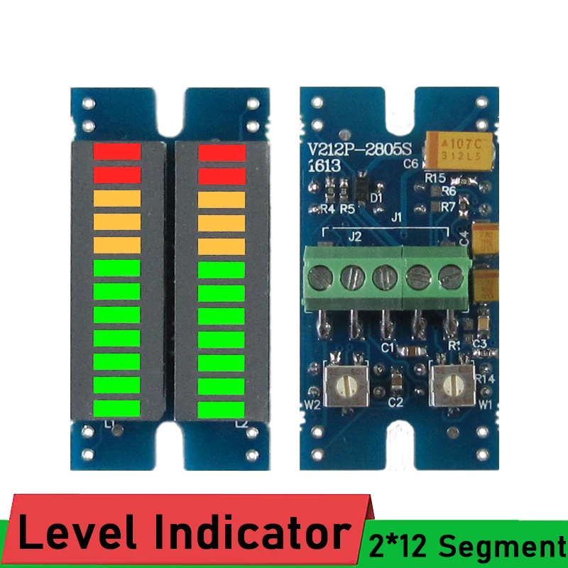 2*12 Segment LED Music Audio Spectrum Indicator Stereo Dual Channel Level Indicator VU Meter Volume FOR POWER Amplifier
2*12 Segment LED Music Audio Spectrum Indicator Stereo Dual Channel Level Indicator VU Meter Volume FOR POWER Amplifier