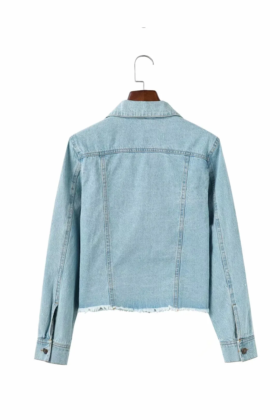 2018 Please Limit New Style Ozhouzhan LADY'S Denim Jacket Long-sleeved Upper Garment
2018 Please Limit New Style Ozhouzhan LADY'S Denim Jacket Long-sleeved Upper Garment