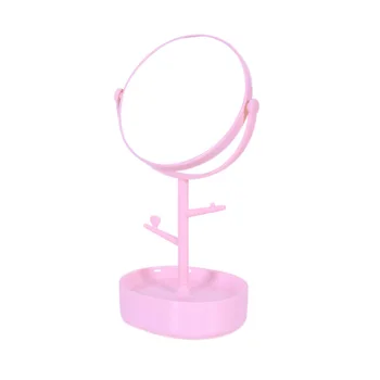 Tabletop Double-Sided Makeup Mirror Vanity Mirror Rotating Makeup Mirror With Storage Tray To Hold Hair Accessories (Pink)
Tabletop Double-Sided Makeup Mirror Vanity Mirror Rotating Makeup Mirror With Storage Tray To Hold Hair Accessories (Pink)