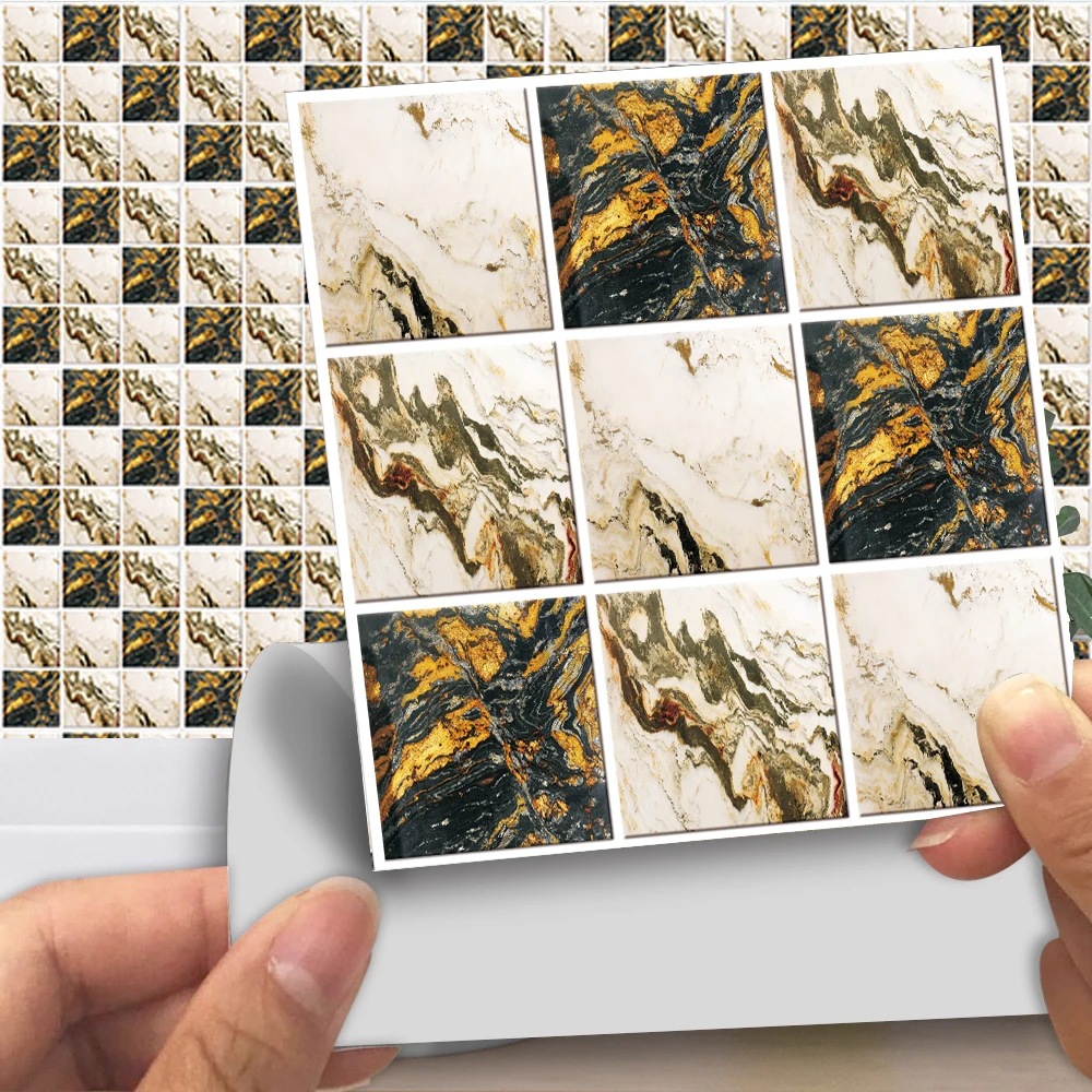 15pcs/set Nordic Style Three Colors Marble Frosted Tiles Wall Sticker Bathroom Kitchen Tile Waist Line Self-sticking Vinyl Mural
15pcs/set Nordic Style Three Colors Marble Frosted Tiles Wall Sticker Bathroom Kitchen Tile Waist Line Self-sticking Vinyl Mural