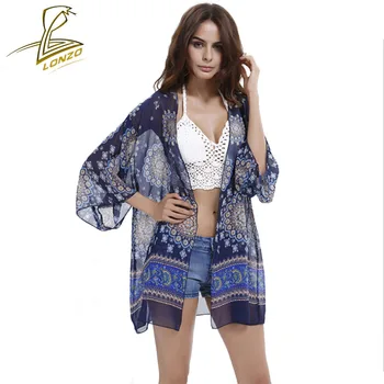 LONZO Women's Loose Chiffon Cardigan V-neck Top Sexy Beach Bathing Suit Cover Ups LCP66
LONZO Women's Loose Chiffon Cardigan V-neck Top Sexy Beach Bathing Suit Cover Ups LCP66