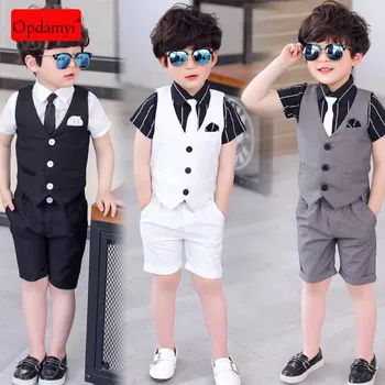 Spring Autumn Baby Boy Suit Blazers British Wind Children's Boy Suits Gentleman Vest Short Pants Kids Formal Wedding Suits 
Spring Autumn Baby Boy Suit Blazers British Wind Children's Boy Suits Gentleman Vest Short Pants Kids Formal Wedding Suits