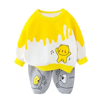 2PCS WLG spring boys clothing set kids cartoon printed yellow orange blue hoodie and jean set baby boy casual clothes
2PCS WLG spring boys clothing set kids cartoon printed yellow orange blue hoodie and jean set baby boy casual clothes