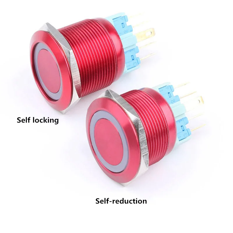 22mm Metal Button Switch Oxidized Color Belt LED Ring Lamp 12V24V220V Waterproof Button Switch Self-reset/self-lock
22mm Metal Button Switch Oxidized Color Belt LED Ring Lamp 12V24V220V Waterproof Button Switch Self-reset/self-lock