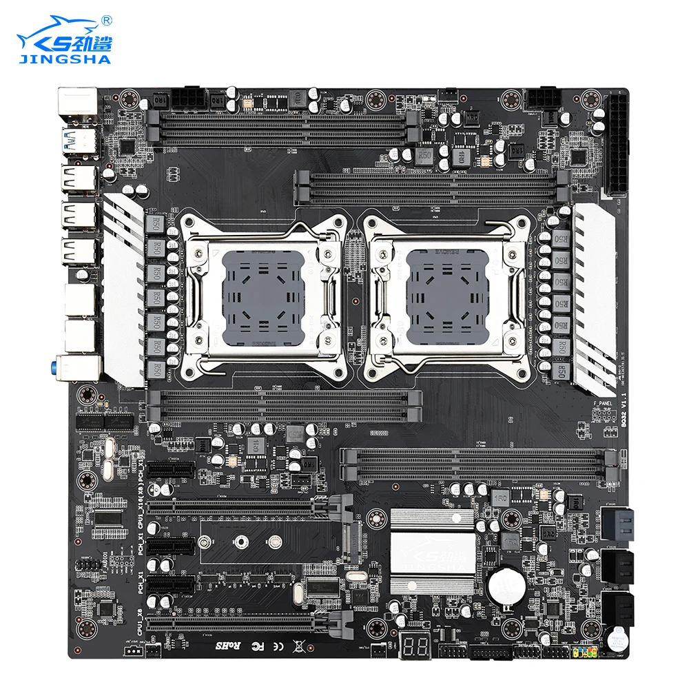 JINGSHA X79 Dual S8 Motherboard Dual CPU LGA2011 8-channel X79 Dual CPU Motherboard DDR3 Support REG ECC RAM Up to 256GB
JINGSHA X79 Dual S8 Motherboard Dual CPU LGA2011 8-channel X79 Dual CPU Motherboard DDR3 Support REG ECC RAM Up to 256GB