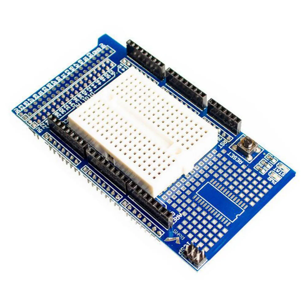 1 PCS MEGA ProtoShield V3 Prototype Extension Board Universal Board (Bread Board Included)
1 PCS MEGA ProtoShield V3 Prototype Extension Board Universal Board (Bread Board Included)