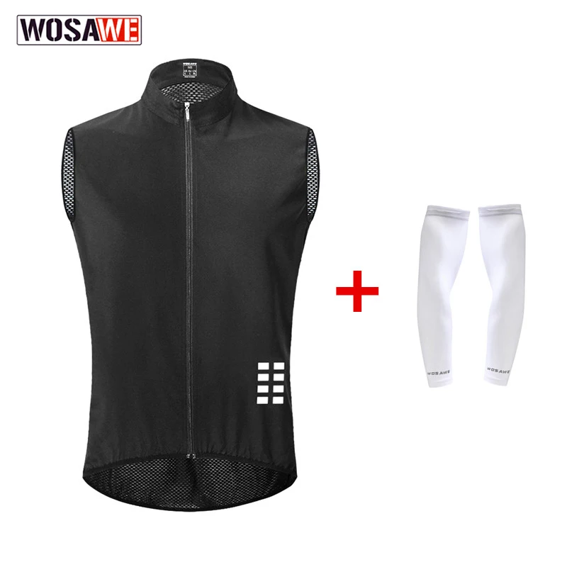 WOSAWE Cycling Vest Reflective Vest Breathable Summer Running Sleeveless Hollow out Vest Windproof Mesh Fabric Riding Clothes
WOSAWE Cycling Vest Reflective Vest Breathable Summer Running Sleeveless Hollow out Vest Windproof Mesh Fabric Riding Clothes