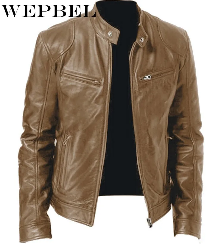 WEPBEL Men's Pocket Motorcycle Comfortable Jacket Autumn and Winter Casual Zipper Cardigan Button Slim-Fit Long Sleeve Jacket
WEPBEL Men's Pocket Motorcycle Comfortable Jacket Autumn and Winter Casual Zipper Cardigan Button Slim-Fit Long Sleeve Jacket