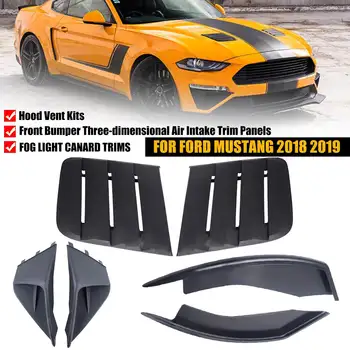 3D Air-Intake Trim Panel Decorative Plates+ Front Bumper Vent Winglets Fog Light Canard+ Hood Vent Kits For Ford-Mustang 2018-19
3D Air-Intake Trim Panel Decorative Plates+ Front Bumper Vent Winglets Fog Light Canard+ Hood Vent Kits For Ford-Mustang 2018-19
