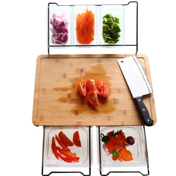 Kitchen with Storage Box Durable Multifunction Bamboo Fruit Practical Food Cutting Board Hardware Detachable Smooth Vegetable
Kitchen with Storage Box Durable Multifunction Bamboo Fruit Practical Food Cutting Board Hardware Detachable Smooth Vegetable