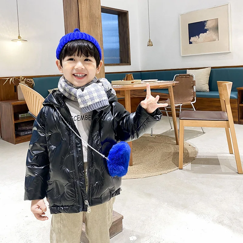 2021 New Toddler Kids Winter Jacket For Girls Bright Thicken Warm Boys Coats Hooded Down Jackets Children's Outerwear 2-8 Years
2021 New Toddler Kids Winter Jacket For Girls Bright Thicken Warm Boys Coats Hooded Down Jackets Children's Outerwear 2-8 Years