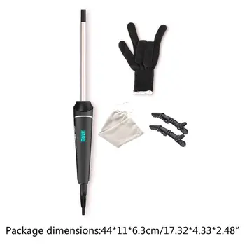 Universal Hair Curler Electroplating Hair Curling Wand with LCD Display Screen T4MB
Universal Hair Curler Electroplating Hair Curling Wand with LCD Display Screen T4MB