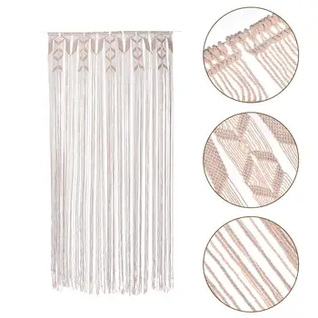 90x180cm Rustic Boho Wedding Macrame Curtain Tapestry Handmade DIY Wall Hanging Backdrop Cotton Vintage Party Home Decoration
90x180cm Rustic Boho Wedding Macrame Curtain Tapestry Handmade DIY Wall Hanging Backdrop Cotton Vintage Party Home Decoration