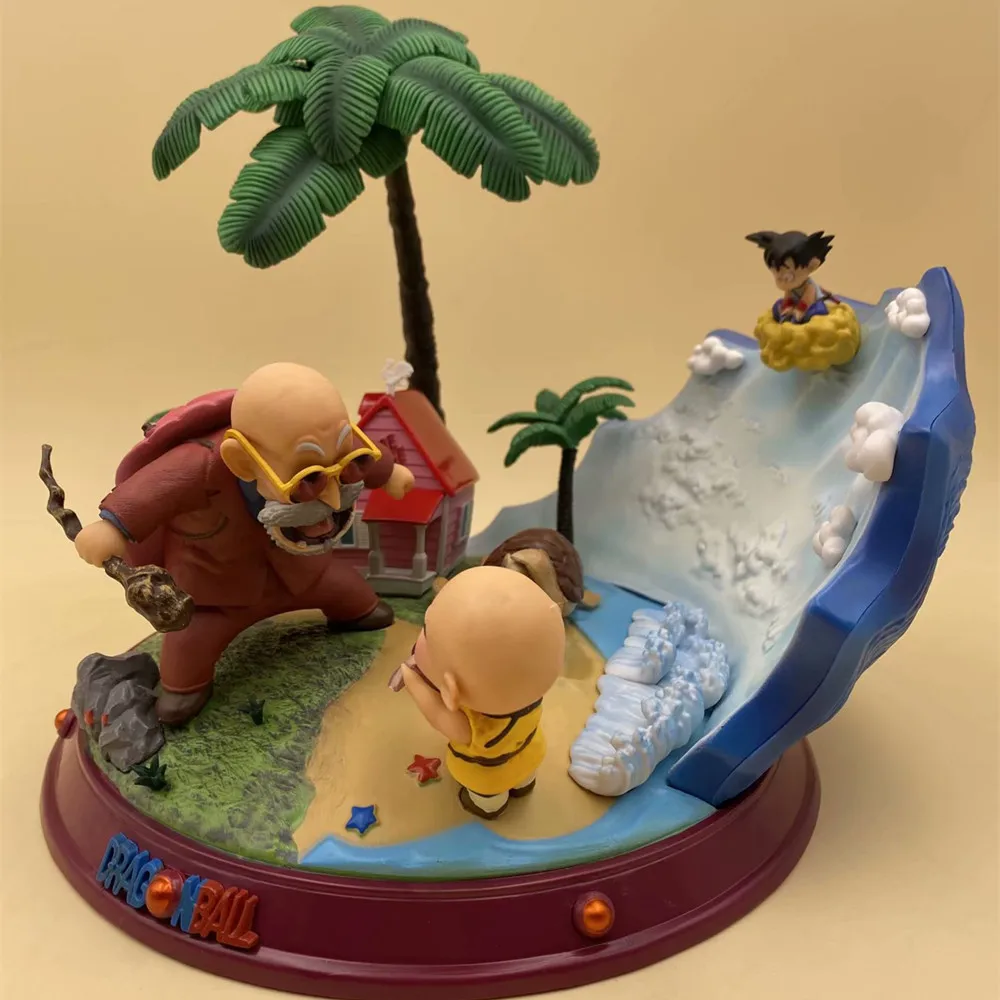 NEW Anime Dragon Ball Z Son Goku Krillin Master Roshi Turtle Kame Fairy House Scene PVC Action Figure Tree Sea Model Toy Gift
NEW Anime Dragon Ball Z Son Goku Krillin Master Roshi Turtle Kame Fairy House Scene PVC Action Figure Tree Sea Model Toy Gift