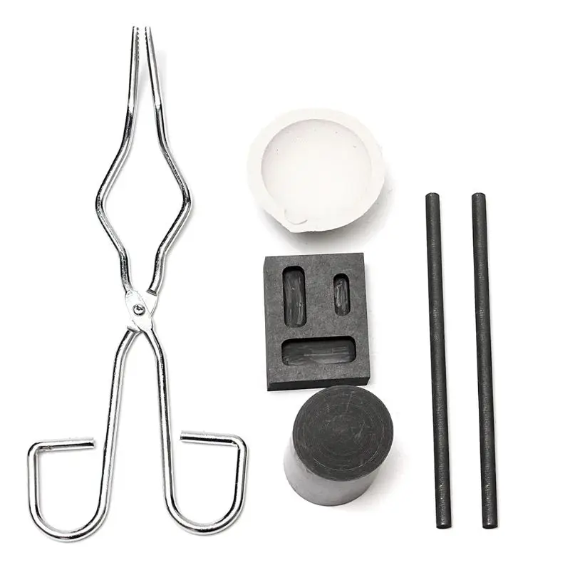 6pcs Graphite Crucible Set,Gold Silver Ingot Mold Set Jewelry Design Repair Tool Including High Purity Graphite Crucible Tong Bo
6pcs Graphite Crucible Set,Gold Silver Ingot Mold Set Jewelry Design Repair Tool Including High Purity Graphite Crucible Tong Bo