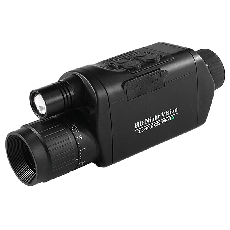 Outdoor HD Monocular Infrared Night Vision Telescope Hunting Telescope WiFi Digital Goggles Binoculars
Outdoor HD Monocular Infrared Night Vision Telescope Hunting Telescope WiFi Digital Goggles Binoculars