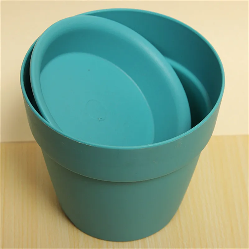 1pc Flower Pot Colorful Durable Resin Plant Flower Pot Gloss Planter Home Garden Decoration with a Saucer Tray Drainage Holes
1pc Flower Pot Colorful Durable Resin Plant Flower Pot Gloss Planter Home Garden Decoration with a Saucer Tray Drainage Holes