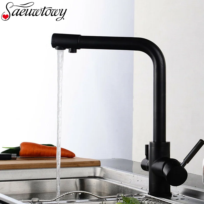 Filtered Pure Water Kitchen Faucet Deck Mounted Black Faucet Rotating 360 Degree Rotating Kitchen Faucet Kitchen Faucets
Filtered Pure Water Kitchen Faucet Deck Mounted Black Faucet Rotating 360 Degree Rotating Kitchen Faucet Kitchen Faucets