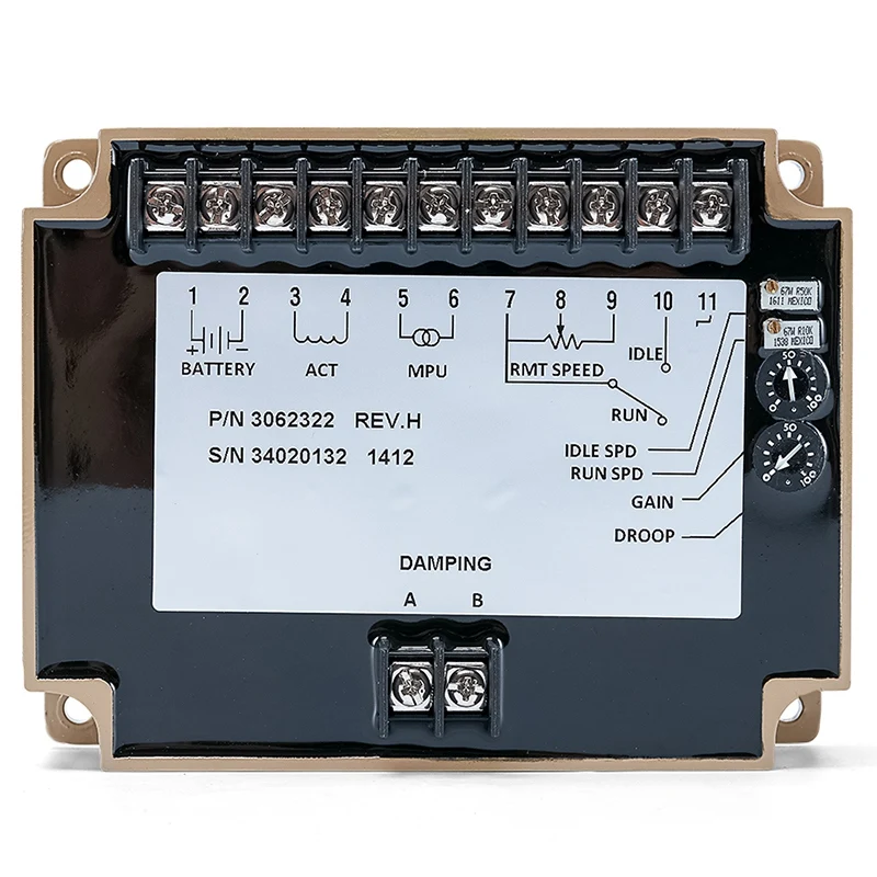 3062322 Generator Speed Controller Speed Stabilizer Electric Governor Engine Control Circuit Board Module Genset Part
3062322 Generator Speed Controller Speed Stabilizer Electric Governor Engine Control Circuit Board Module Genset Part