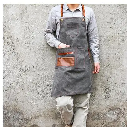 Restaurant high-end apron denim milk tea shop barista floral baking men and women work clothes art
Restaurant high-end apron denim milk tea shop barista floral baking men and women work clothes art