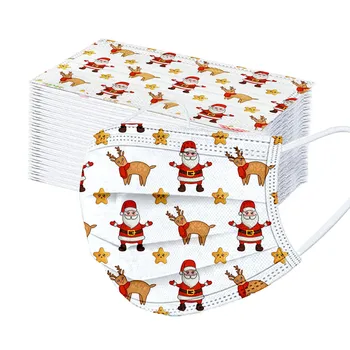 50/100pc Children's Mask Disposable Santa Claus Elk Printing Kids Masks 3 Ply Breathable Mouth Cover Masks Mondkapjes Masque
50/100pc Children's Mask Disposable Santa Claus Elk Printing Kids Masks 3 Ply Breathable Mouth Cover Masks Mondkapjes Masque