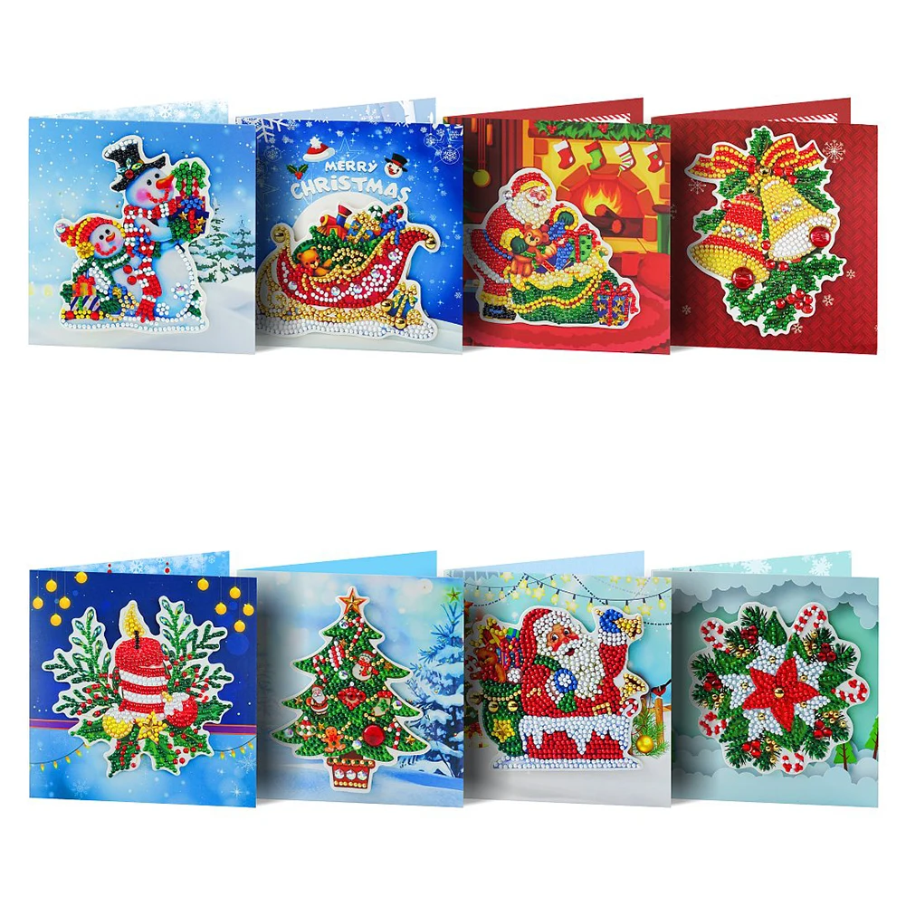 17 styles DIY Diamond Painting Greeting Card Special-shaped Partial Drill Mosaic Christmas Embroidery Kit Birthday Festival Gift
17 styles DIY Diamond Painting Greeting Card Special-shaped Partial Drill Mosaic Christmas Embroidery Kit Birthday Festival Gift