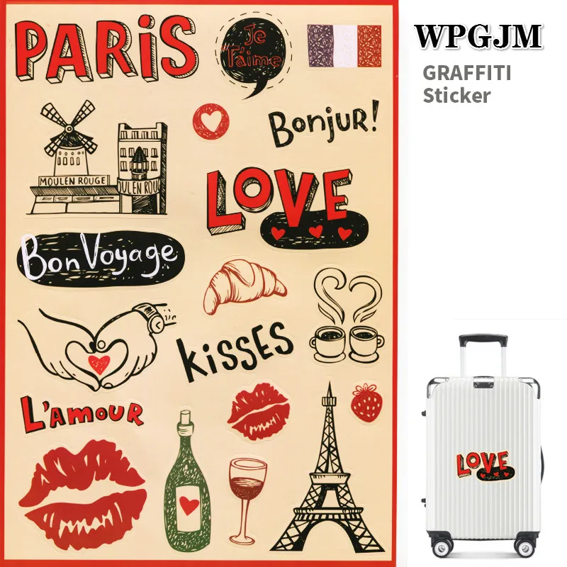 A4-19Pcs Kids Stickers Suitcase Stickers Waterproof Trolley Case Sticker Personality Luggage Computer Guitar Paris Retro Sticker
A4-19Pcs Kids Stickers Suitcase Stickers Waterproof Trolley Case Sticker Personality Luggage Computer Guitar Paris Retro Sticker