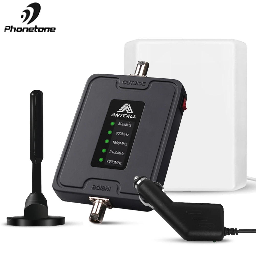 800/900/1800/2100/2600MHz GSM LTE Mobile Signal Booster Kit for Car/RV/Vehicle Use Cellular Repeater Amplifier 2G 3G 4G Signal
800/900/1800/2100/2600MHz GSM LTE Mobile Signal Booster Kit for Car/RV/Vehicle Use Cellular Repeater Amplifier 2G 3G 4G Signal