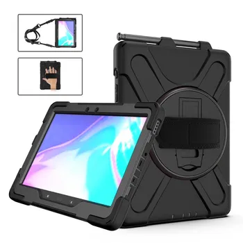 Tab Active PRO 10.1" Heavy Duty Rugged Shockproof Case 360 Rotate Kickstand/Hand+Neck Strap for Samsung Tab SM-T540/T545/T547
Tab Active PRO 10.1" Heavy Duty Rugged Shockproof Case 360 Rotate Kickstand/Hand+Neck Strap for Samsung Tab SM-T540/T545/T547