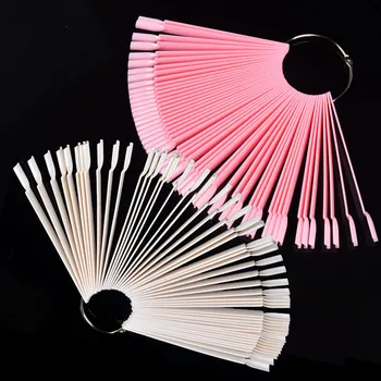 False Nails Fan Style Practice Display Natural white Pink Sticks Polish Display Ring Manicure DIY Acrylic Tips for Gel Tools
False Nails Fan Style Practice Display Natural white Pink Sticks Polish Display Ring Manicure DIY Acrylic Tips for Gel Tools