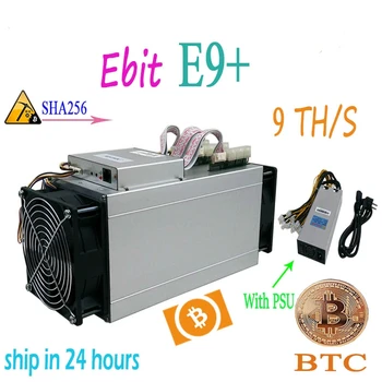 Used BTC BCH miner Ebit E9 Plus 9TH/s With power supply SHA256 Asic miner Economic mining Server E9 Plus 9T Ship in 24 hours 
Used BTC BCH miner Ebit E9 Plus 9TH/s With power supply SHA256 Asic miner Economic mining Server E9 Plus 9T Ship in 24 hours
