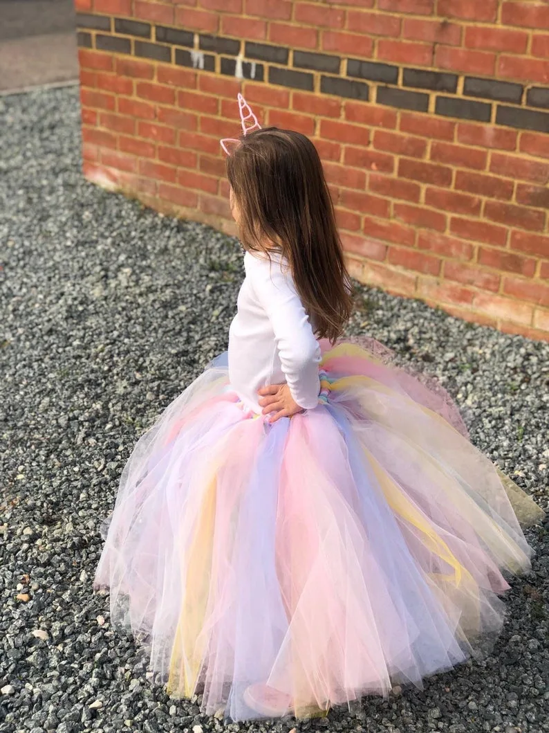 Girls Pastel Long Tutu Skirts Kids Handmade Dance Tulle Pettiskirts Underskirts Children Birthday Christmas Party Costume Skirts
Girls Pastel Long Tutu Skirts Kids Handmade Dance Tulle Pettiskirts Underskirts Children Birthday Christmas Party Costume Skirts