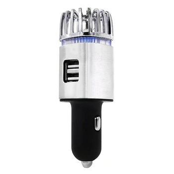 New 2 In 1 Car 2 USB Fresh Air Ionic Purifier Oxygen Bar Ozone Ionizer
New 2 In 1 Car 2 USB Fresh Air Ionic Purifier Oxygen Bar Ozone Ionizer