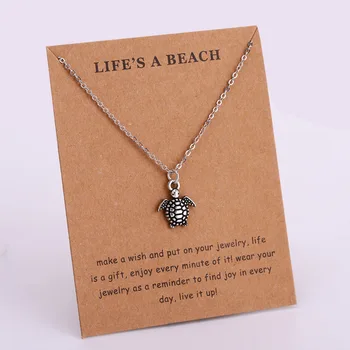Sea Turtle Ocean Waves Necklace Fish Shark Conch Shell Pendant Necklaces Mermaid Starfish Sand Dollar Women Girl's Jewelry
Sea Turtle Ocean Waves Necklace Fish Shark Conch Shell Pendant Necklaces Mermaid Starfish Sand Dollar Women Girl's Jewelry