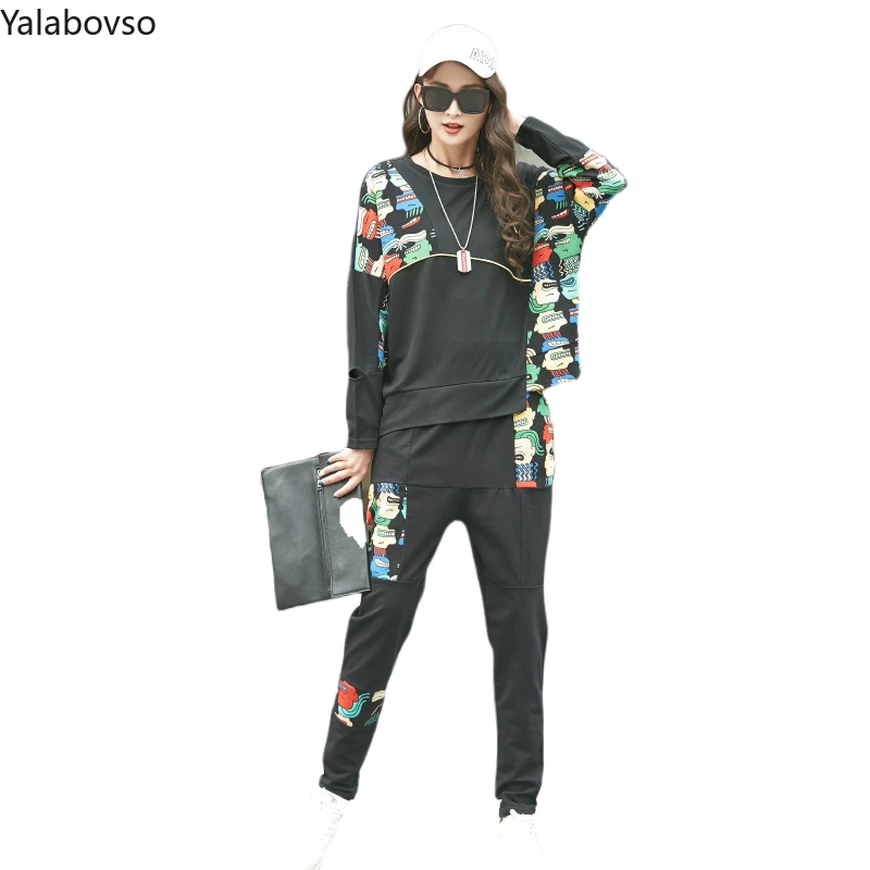 2020 newest spring loose lazy style round-neck Trend printing long-sleeved printed elastic pants set women all match suit Z3
2020 newest spring loose lazy style round-neck Trend printing long-sleeved printed elastic pants set women all match suit Z3
