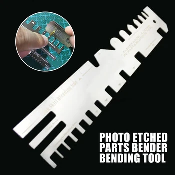 AJ0086 Ruler Etch Metal Hand Pressure Type Ruler Etch with Bending Plate for Model Ship Tank Photo Etched Parts Folding Tool
AJ0086 Ruler Etch Metal Hand Pressure Type Ruler Etch with Bending Plate for Model Ship Tank Photo Etched Parts Folding Tool