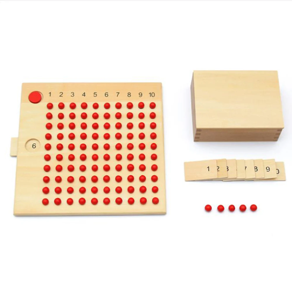 Mathematics Wooden Toy Multiplication and Division Beads Board for Early Childhood Preschool Training Educational Toys for Child
Mathematics Wooden Toy Multiplication and Division Beads Board for Early Childhood Preschool Training Educational Toys for Child