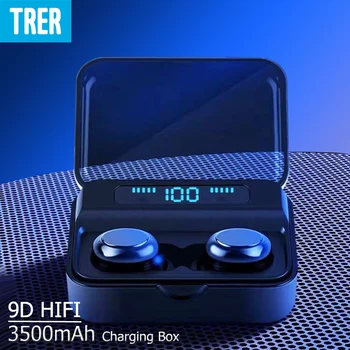 Bluetooth Earphone TWS 5.0 Hifi Stereo Wireless Headphones LED Display Auricular 3500mAh Power Bank with Microphone fone sem fio
Bluetooth Earphone TWS 5.0 Hifi Stereo Wireless Headphones LED Display Auricular 3500mAh Power Bank with Microphone fone sem fio