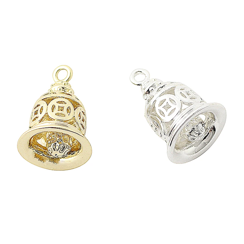 5pcs 16*12mm Gold or 925 Silver Color Plated Brass With Bell Shape Charms Pendants Jewelry Making Supplies Diy Accessories
5pcs 16*12mm Gold or 925 Silver Color Plated Brass With Bell Shape Charms Pendants Jewelry Making Supplies Diy Accessories