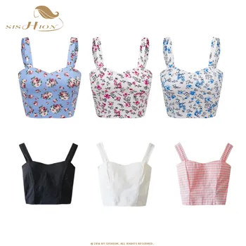 Women Sexy Short Crop Top VT0006 Floral Cherry Lemon Print Plaid Black Red Summer Top for Mini Girl Vintage Tank Top
Women Sexy Short Crop Top VT0006 Floral Cherry Lemon Print Plaid Black Red Summer Top for Mini Girl Vintage Tank Top