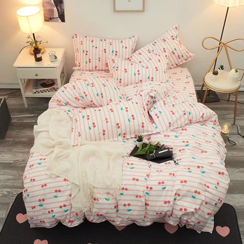 BEST.WENSD Quality king comforter set bedding Pink Princess Bed Cover set Sweet style bed set pillow cover sheets for girl women
BEST.WENSD Quality king comforter set bedding Pink Princess Bed Cover set Sweet style bed set pillow cover sheets for girl women
