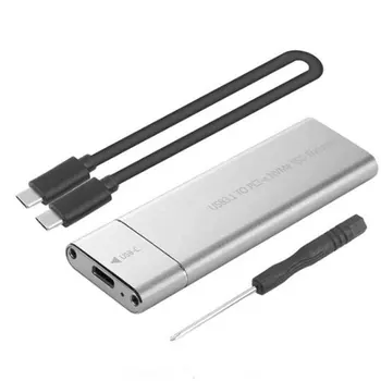 Portable USB 3.1 Type C To M.2 M-Key PCIe NVMe Ultra Slim SSD Enclosure 10Gbps Aluminum Alloy Plug And Play
Portable USB 3.1 Type C To M.2 M-Key PCIe NVMe Ultra Slim SSD Enclosure 10Gbps Aluminum Alloy Plug And Play
