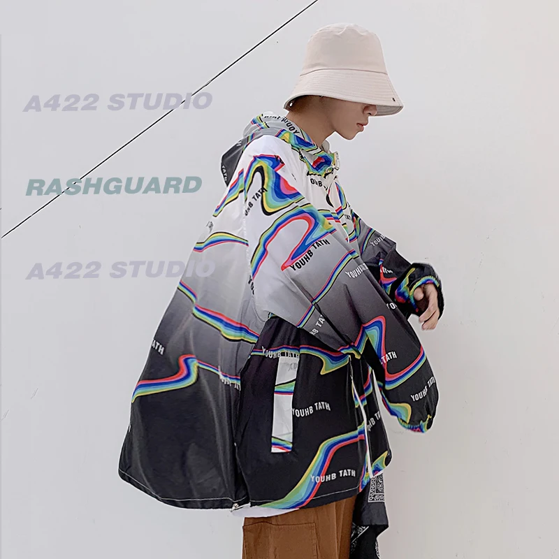 2020 summer Thin Loose Coat Tide Brand Concise Ultrathin Handsome Sunscreen Japan Style jacket Clothes hip hop windbreaker 
2020 summer Thin Loose Coat Tide Brand Concise Ultrathin Handsome Sunscreen Japan Style jacket Clothes hip hop windbreaker
