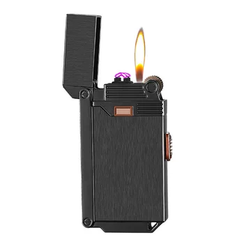Creative 2 in 1 Usb Charge Electronic Lighter Double Arc Plasma Lighter NO Gas Inflatable Butane Torch Cigar Cigarette Lighter 
Creative 2 in 1 Usb Charge Electronic Lighter Double Arc Plasma Lighter NO Gas Inflatable Butane Torch Cigar Cigarette Lighter