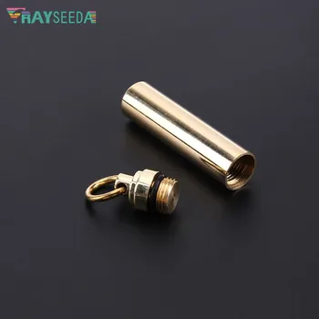 Rayseeda Outdoor EDC Tool Waterproof Pill Bottle High Quality Brass Capsule Seal Bottle Pocket Drug Holder Medicine Container 
Rayseeda Outdoor EDC Tool Waterproof Pill Bottle High Quality Brass Capsule Seal Bottle Pocket Drug Holder Medicine Container