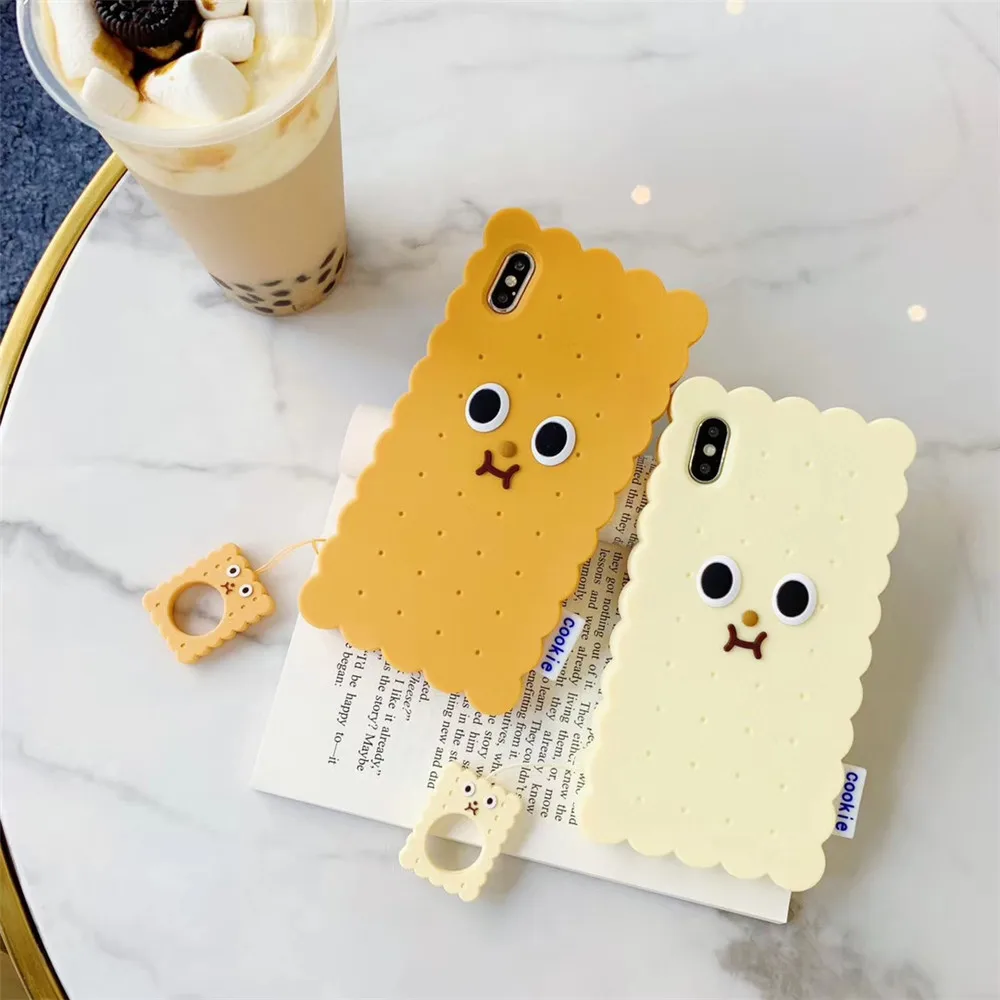 3D wave cookie soft silicone phone case for iphone 6 7 8 plus X XR XS MAX Lanyard hang loop strap charm protective Cover
3D wave cookie soft silicone phone case for iphone 6 7 8 plus X XR XS MAX Lanyard hang loop strap charm protective Cover