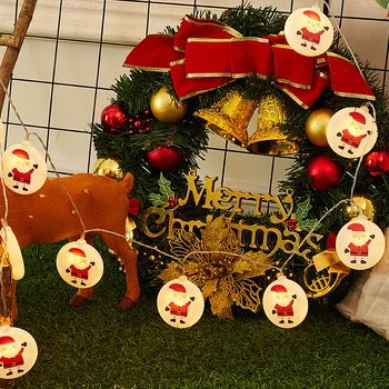 Christmas Santa LED Light String Garlands Battery Powered Christmas Lamp Holiday Party 2021 New Year Decorative Fairy Lights
Christmas Santa LED Light String Garlands Battery Powered Christmas Lamp Holiday Party 2021 New Year Decorative Fairy Lights